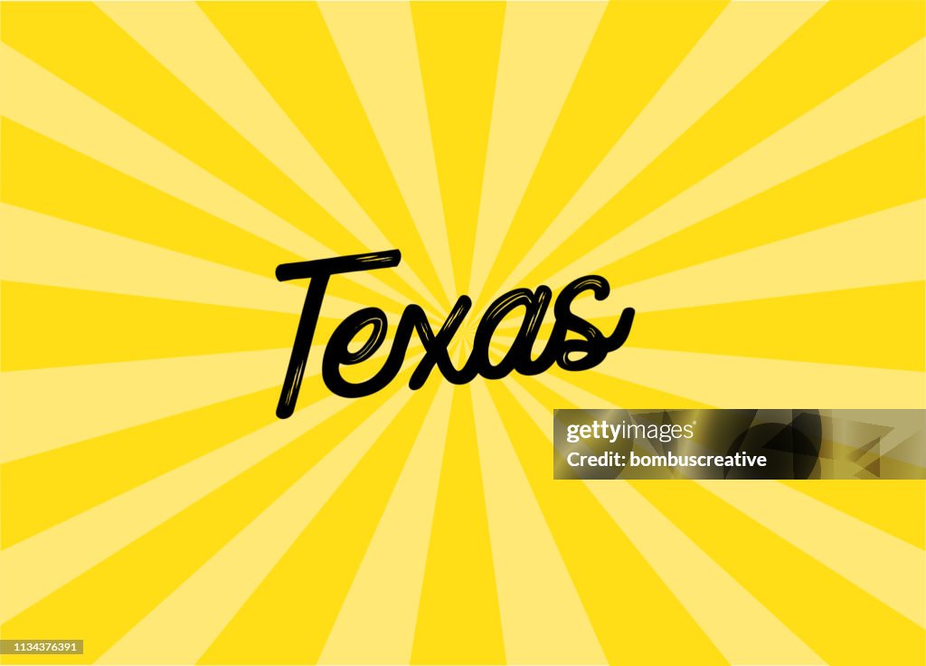 Texas Lettering Design
