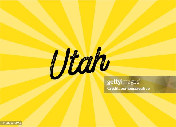 Utah Lettering Design High-Res Vector Graphic - Getty Images