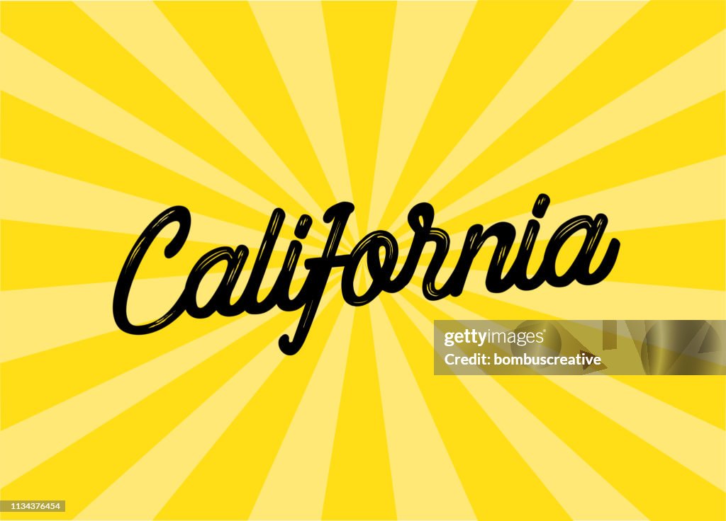 California Lettering Design High-Res Vector Graphic - Getty Images