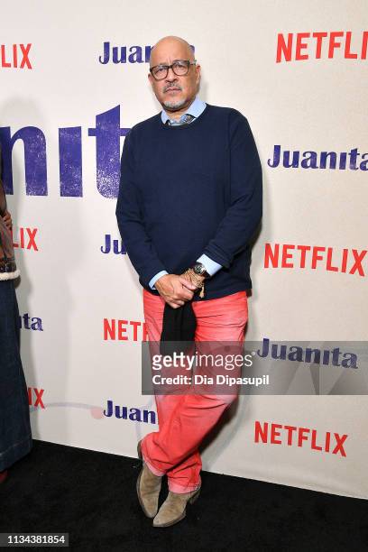 Director Clark Johnson attends the "Juanita" New York screening at Metrograph on March 07, 2019 in New York City.