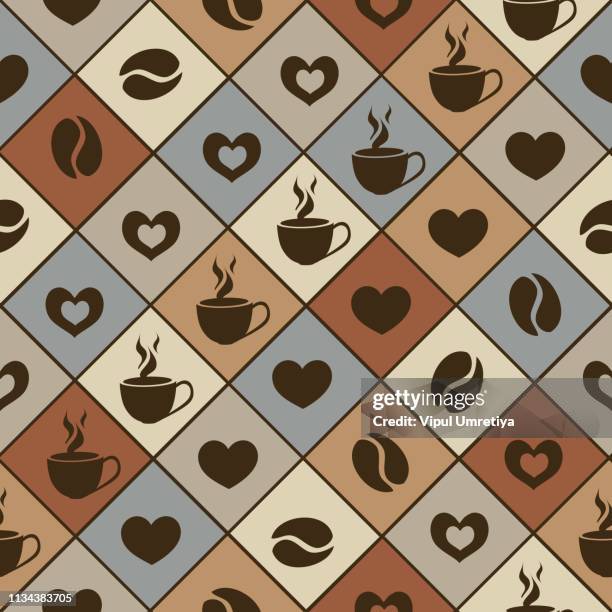 Coffe Pattern Vector 906 Coffee Pattern Seamless Stock Photos, High-Res Pictures, and Images ...