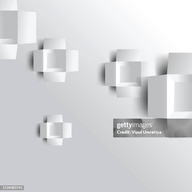 modern 3d box background - board game boxes stock illustrations