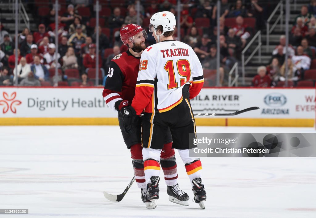 Calgary Flames v Arizona Coyotes