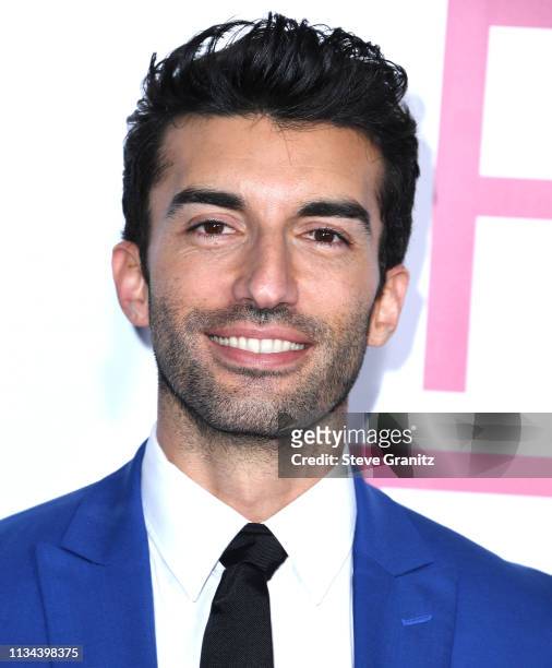 Justin Baldoni arrives at the Premiere of Lionsgate's "Five Feet Apart" at Fox Bruin Theatre on March 07, 2019 in Los Angeles, California.