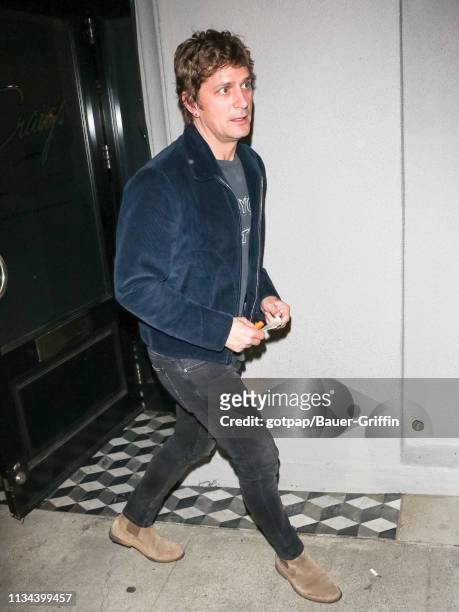 Rob Thomas is seen on April 01, 2019 in Los Angeles, California.