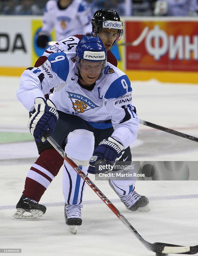 Latvia v Finland: Group D - 2011 IIHF World Championship