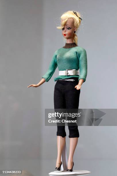 Bild Lili, the first of the model dolls that inspired Ruth Handler to create the Barbie doll is displayed during an exceptional exhibition dedicated...