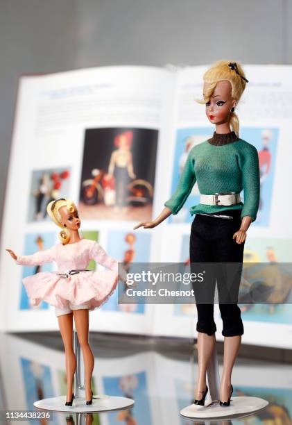 Bild Lili, the first of the model dolls that inspired Ruth Handler to create the Barbie doll is displayed during an exceptional exhibition dedicated...