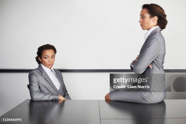 businesswomen in office, multiple image - multiple images of the same woman stock pictures, royalty-free photos & images
