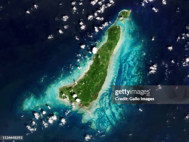 Also known as Laut Island along with the smaller island to the North called Sekatung Island is part of the Riau Islands Group.