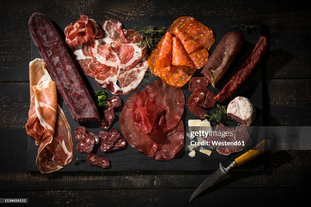 Assorted Italian cold cuts