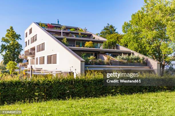 germany, ludwigsburg, terraced multi-family house - ludwigsburgo stock pictures, royalty-free photos & images