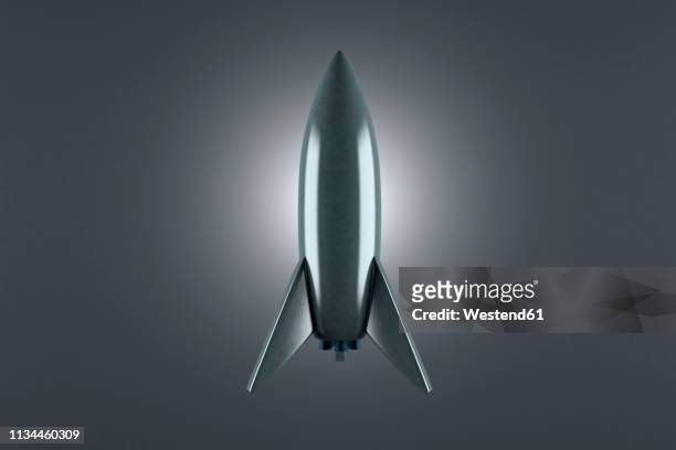 stockillustraties, clipart, cartoons en iconen met 3d rendered illustration of a conceptual rocket formed spaceship - 3d rocket