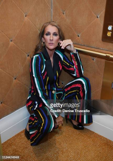 Oreal Paris celebrates Celine Dion as the brand's newest global spokesperson on March 18, 2019 in Las Vegas, Nevada.