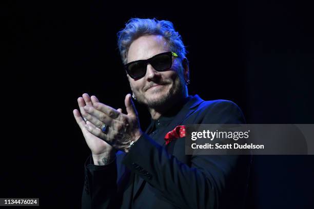 Rock and Roll Hall of Fame inductee Matt Sorum, former member of Guns N' Roses and Velvet Revolver, performs onstage during the 7th Annual Adopt the...