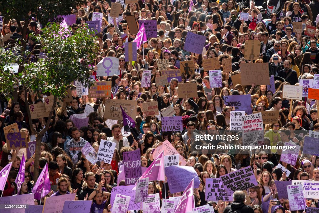 Women's Day In Madrid