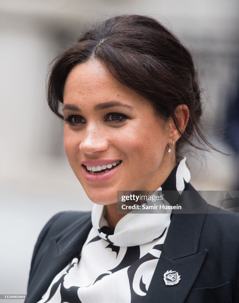 The Duchess Of Sussex Joins A International Women's Day Panel Discussion