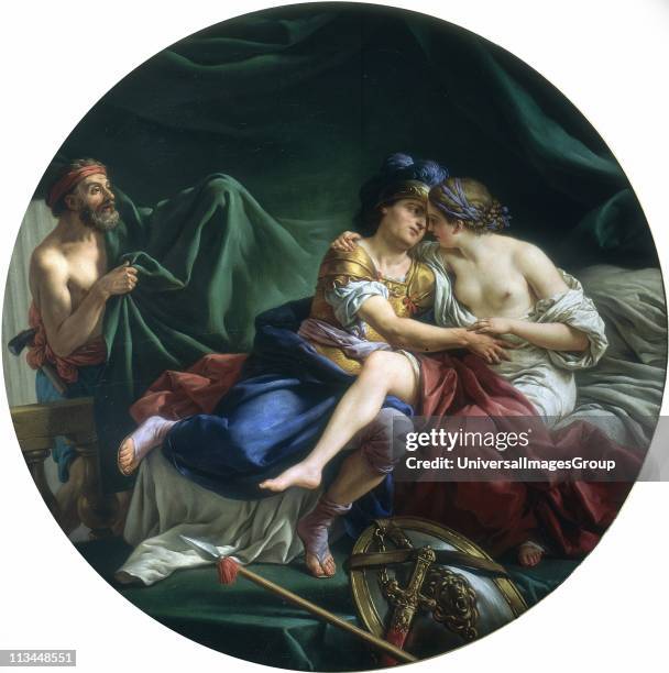 Mars and Venus surprised by Vulcan'. Louis Lagrenee, also know as l'Aine .French painter.