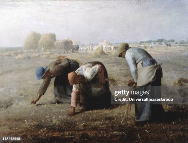 The Gleaners', 1857: Jean Francois Millet Frnech painter.