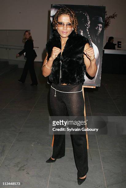 Lucia Rijker during Warner Bros private screening of "Million Dollar Baby" at Museum of Modern Art in New York, New York, United States.
