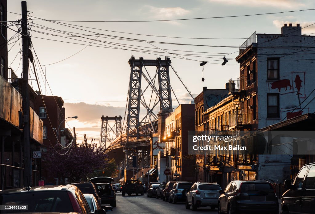 Williamsburg bridge, Williamsburg, Brooklyn, New York, USA