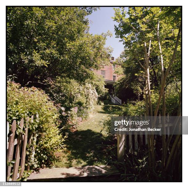 Ben Bradlee and Sally Quinn's home is photographed at home for Vanity Fair Magazine in Washington, DC.