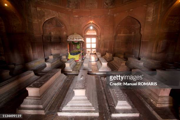 jama masjid mosque, fatehpur sikri - fatehpur sikri imagens e fotografias de stock