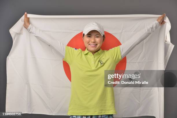 Sakura Yokomine of Japan poses for a portrait at the Park Hyatt Aviara Resort on March 26, 2019 in Carlsbad, California.