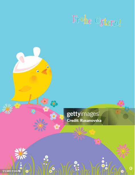 happy easter! - mini eggs stock illustrations