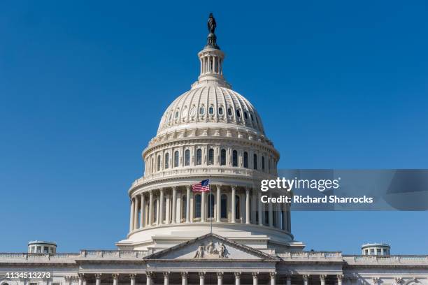 us capitol building, washingtondc, usa - dome fotografías e imágenes de stock