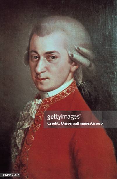 Wolfgang Amadeus Mozart , c1780. Austrian composer.