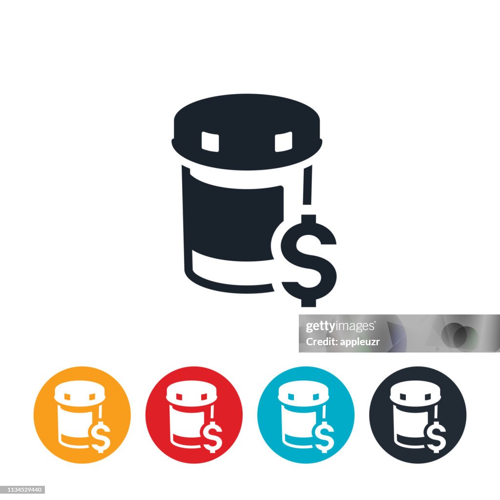 Cost of Prescription Medicine Icon