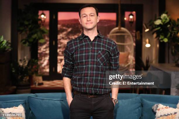 Episode 1077 -- Pictured: Guest Joseph Gordon-Levitt on the set of Busy Tonight --