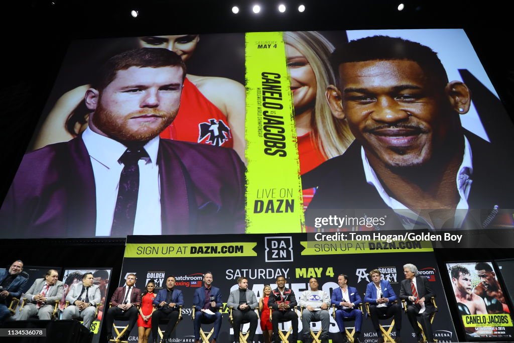 Canelo Alvarez v Daniel Jacobs Los Angeles Press Tour