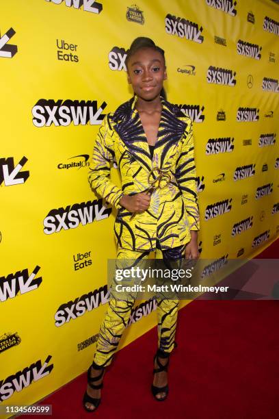 Shahadi Wright Joseph attends the "Us" Premiere 2019 SXSW Conference and Festivals at Paramount Theater on March 08, 2019 in Austin, Texas.