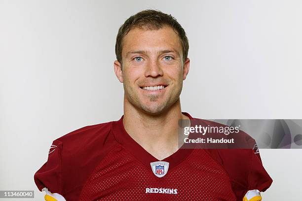 In this photo provided by the NFL, Reed Doughty of the Washington Redskins poses for his 2010 NFL headshot circa 2010 in Washington, DC.