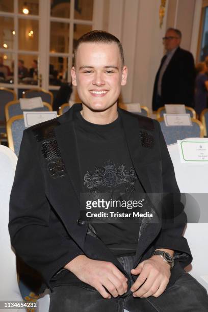 Paul Jolig during the Liz Malraux Fashion Show "Masterpieces Of Fashion Art" on March 8, 2019 in Hamburg, Germany.