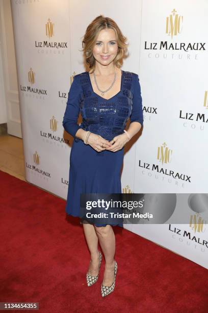 Tina Ruland during the Liz Malraux Fashion Show "Masterpieces Of Fashion Art" on March 8, 2019 in Hamburg, Germany.