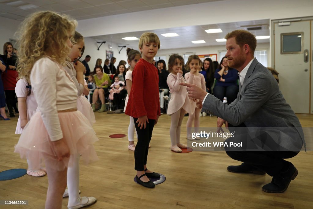 The Duke Of Sussex Meets Mental Health Organisations During Visit To YMCA