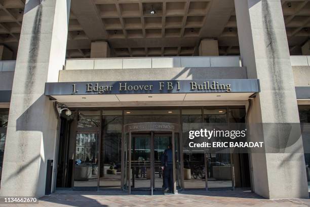 The J. Edgar Hoover Building of the Federal Bureau of Investigation is seen on April 03, 2019 in Washington, DC. - The FBI is the domestic...