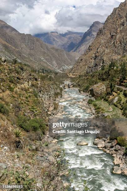 urubamba river - vilcanota river stock pictures, royalty-free photos & images