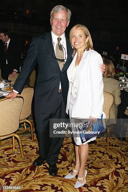 Tom Brokaw, Katie Couric during 63rd Annual Peabody Awards at Waldorf Astoria in New York, New York, United States.