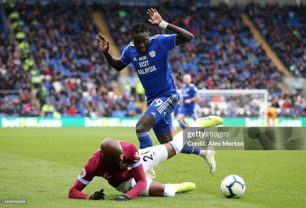 Cardiff City v West Ham United - Premier League