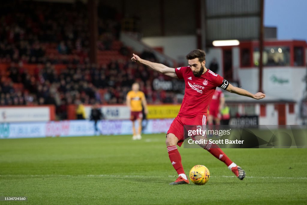 Aberdeen v Motherwell - Ladbrokes Scottish Premiership