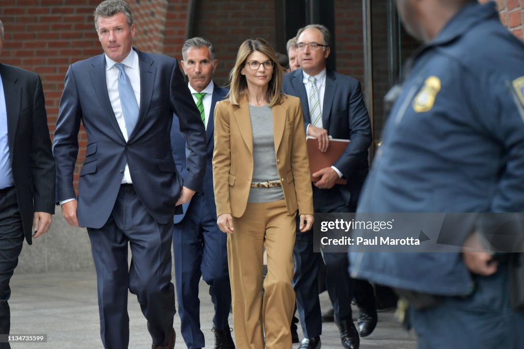 Felicity Huffman And Lori Loughlin Appear In Federal Court To Answer Charges Stemming From College Admissions Scandal