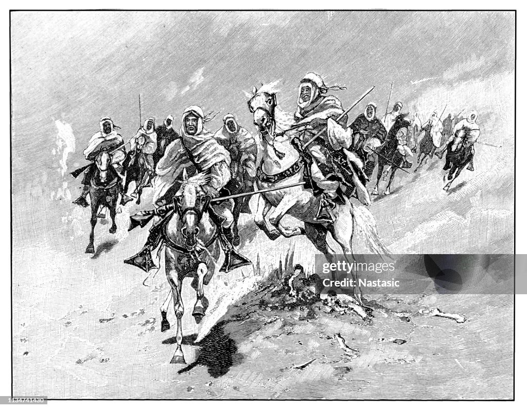Band of Mounted Bedouins