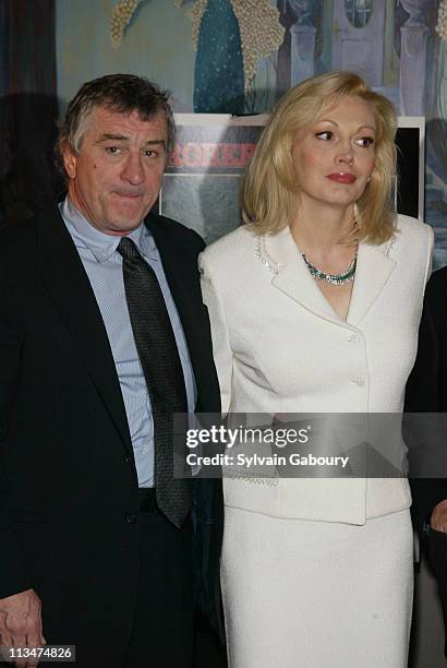 Robert De Niro, Cathy Moriarity during MGM Home Entertainment celebrates the 25th Anniversary of "Raging Bull" at Ziegfeld Theater in New York, New...