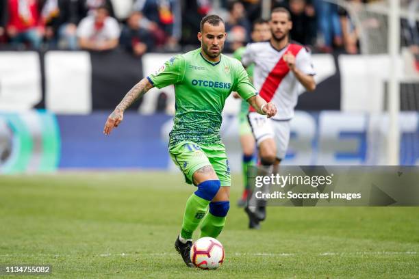 Jese Rodriguez Ruiz of Real Betis during the La Liga Santander match between Rayo Vallecano v Real Betis Sevilla at the Campo de Fútbol de Vallecas...