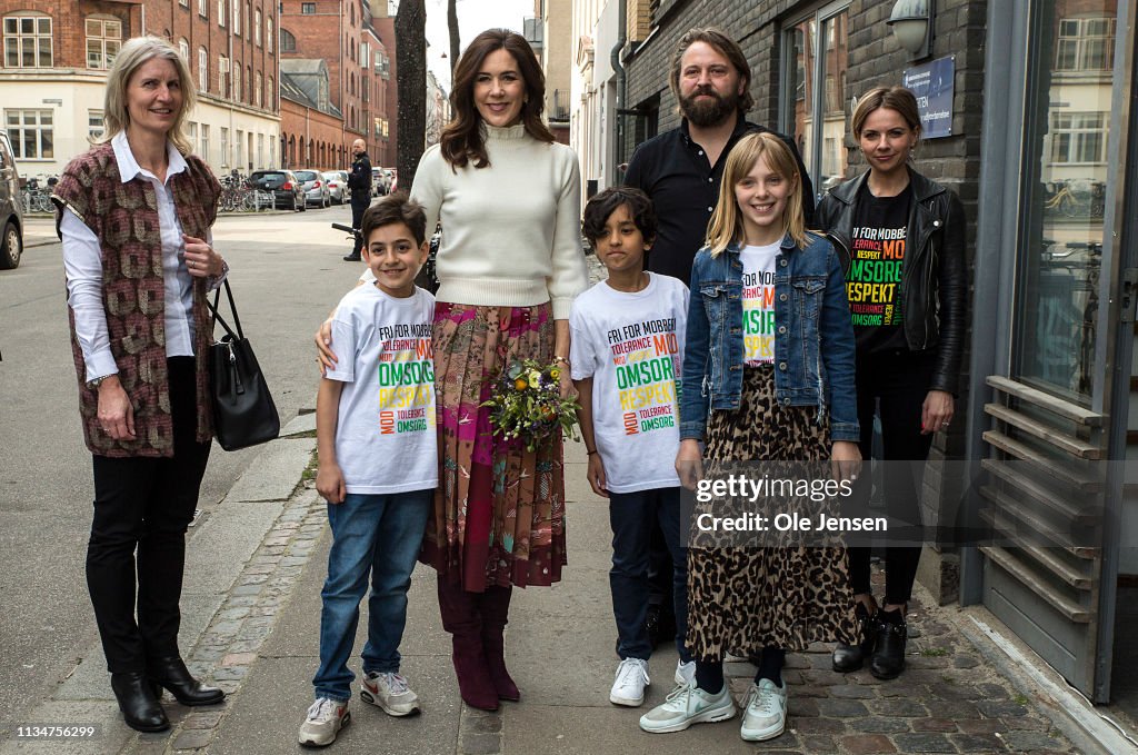 Crown Princess Mary Of Denmark Participates In The Mary Foundations Event Against Bullying In Schools