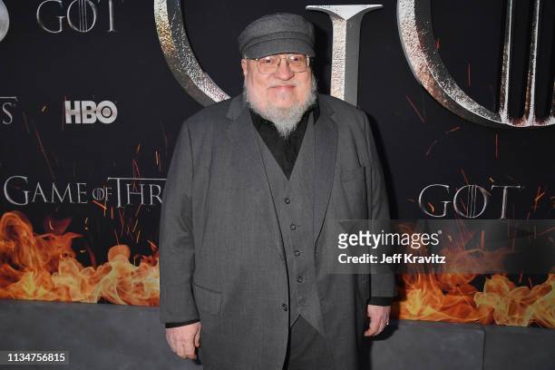 Game Of Thrones" Creator George R. R. Martin attends the "Game Of Thrones" Season 8 NY Premiere on April 3, 2019 in New York City.